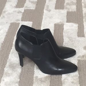 Cole Haan black leather bootie