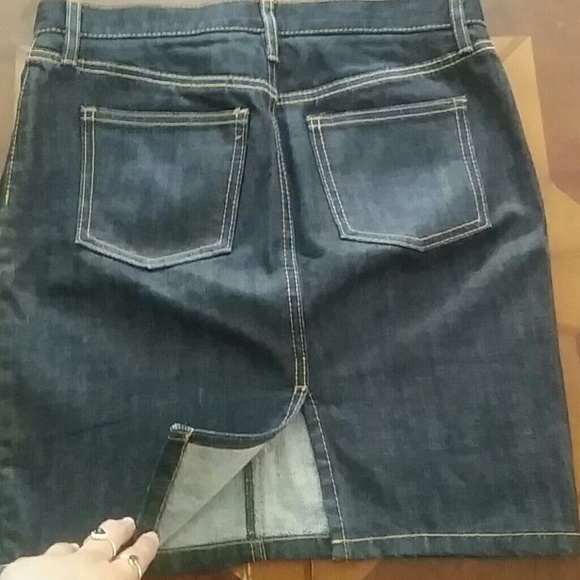 Dark blue Jean Skirt - Picture 3 of 4