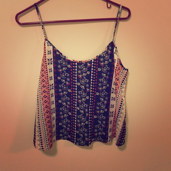 Open back tank top