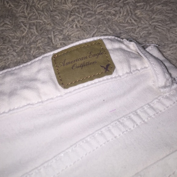 AE white skinny jeans