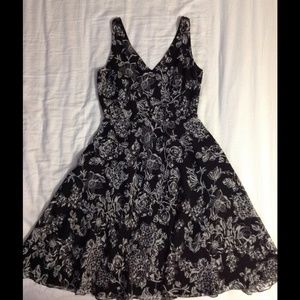 Floral-patterned, Petite LBD