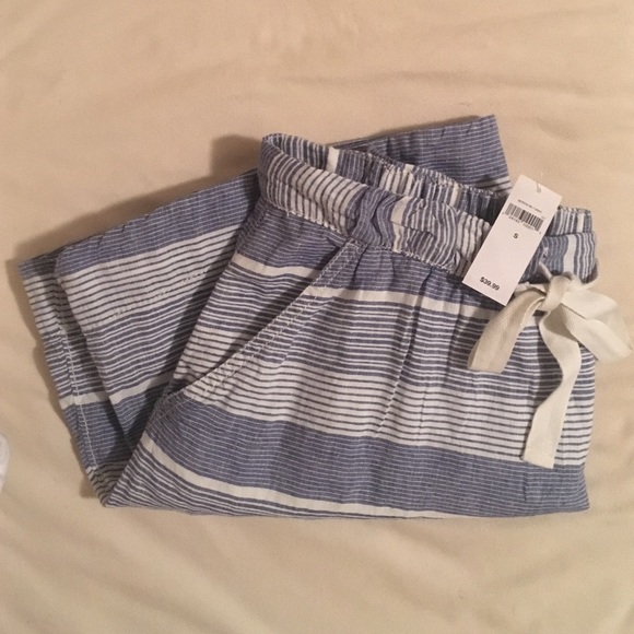 GAP Striped Linen Skirt