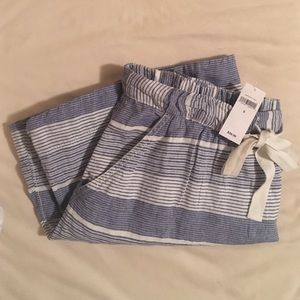 GAP Striped Linen Skirt