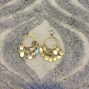 Color changing stone earrings