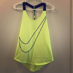 Nike- volt workout tank top