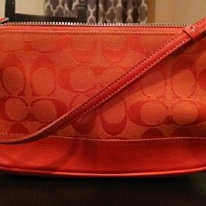 Spring Ready Orange Coach Purse