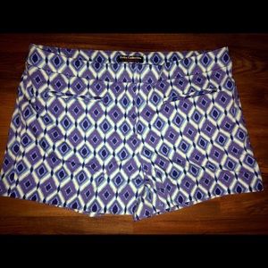 Tribal print shorts