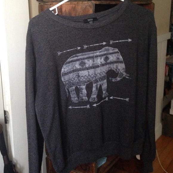 Elephant Crew Neck Sweater