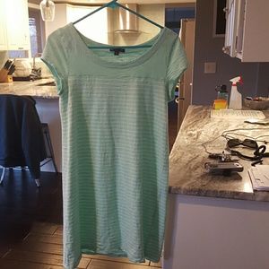 Mint short shirt dress