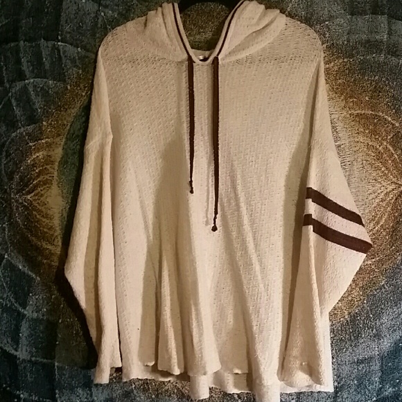 Free people knit jersey sweatshirt