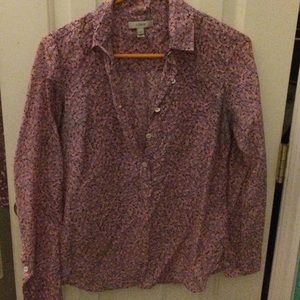 Jcrew floral button down