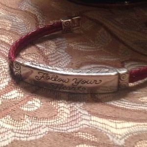 Brighton leather rope bracelet