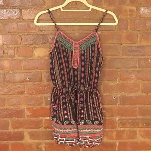 Size small tribal print romper