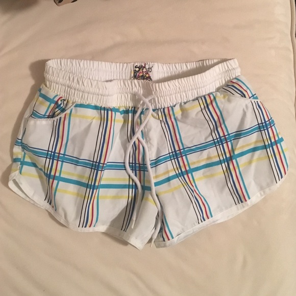 Plaid Surf Shorts