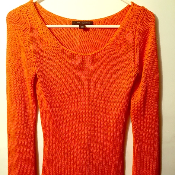 Banana Republic mesh scoop neck sweater