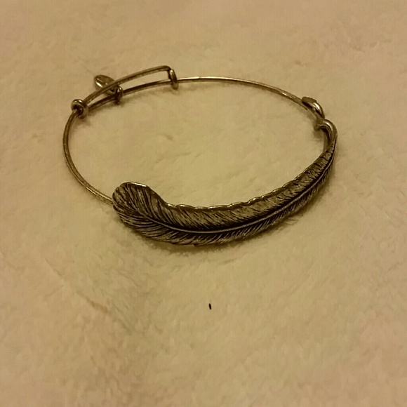 Alex and ani feather bracelet