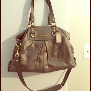 Coach Ashley leather carryall handbag #F15513