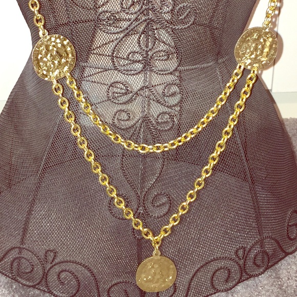 Coin inspired necklace