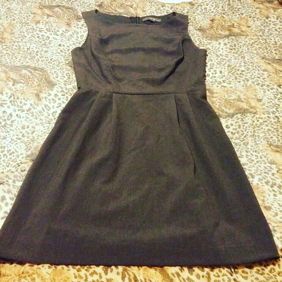 Grey polyester rayon office dress - Picture 3 of 3