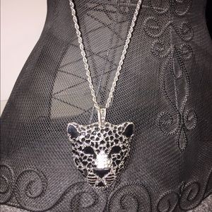 Silver tiger pendant