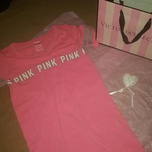 Pink Victoria Secret Tee