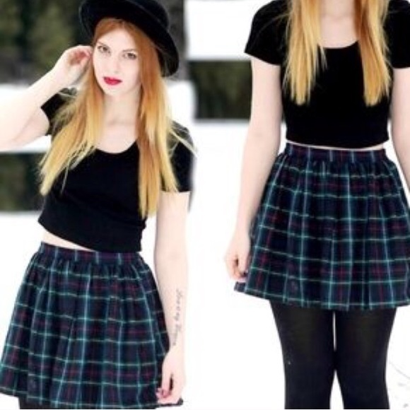 Plaid skirt from American Apparel