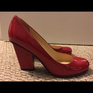 Kate Spade red pumps