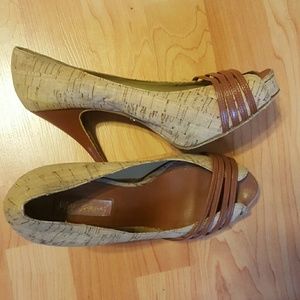 Betsey Johnson Cork Heels