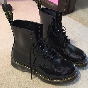 Black Patent Leather Dr Martens
