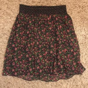 Flowy flower skirt