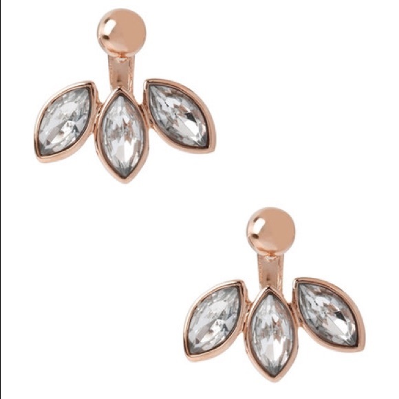 Betsey Johnson rhinestone earrings