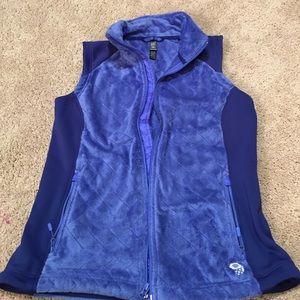 Warm cozy fleece vest