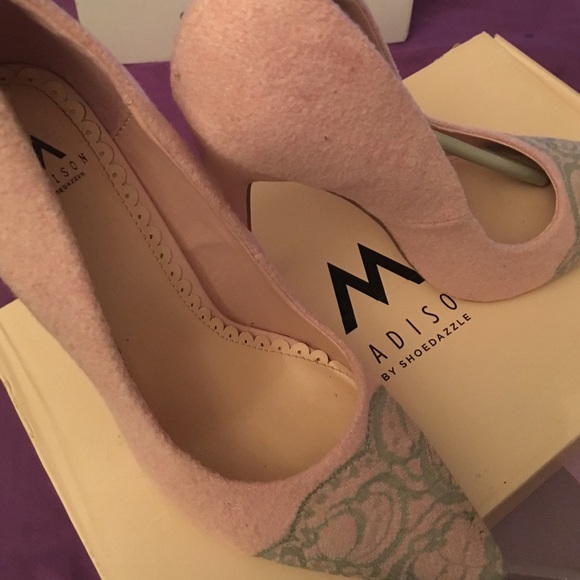 Soft pink heels