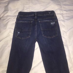 American eagle hi-rise ripped skinny jeans