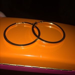 Gold hoop earrings 10k