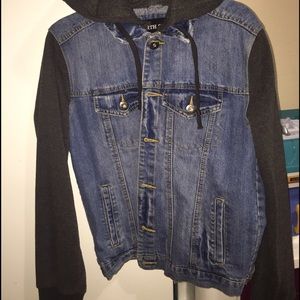 Jean hoodie jacket