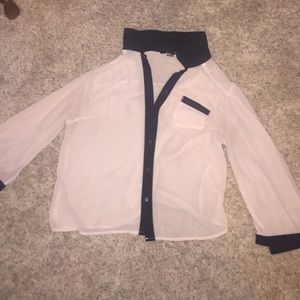 Forever 21 sheer blouse