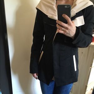 Black zip up jacket