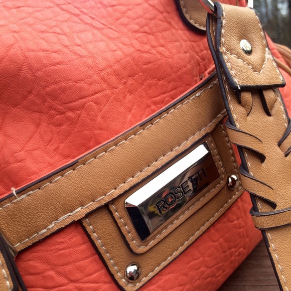✨SOLD✨Coral Rosetti Handbag - Picture 2 of 4