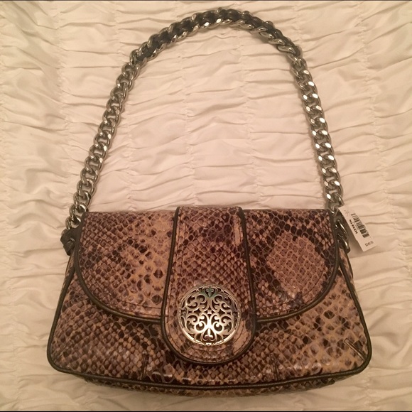 NWT Brighton Snakeskin Handbag - Picture 2 of 4
