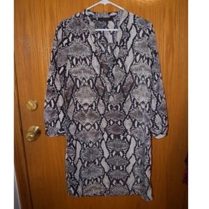 Snake skin dress