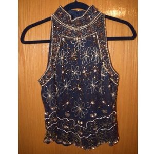 Vintage beaded tank