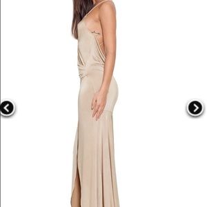 Gorgeous champagne prom dress