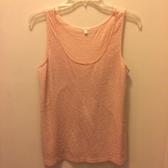 sequined tank top