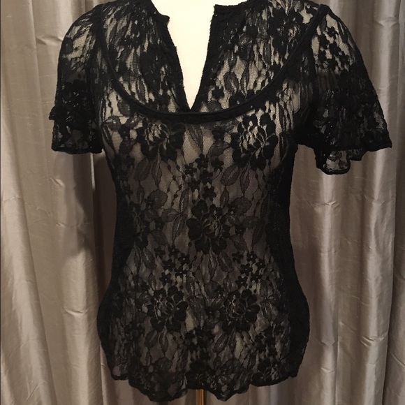 Tucker Lace Blouse