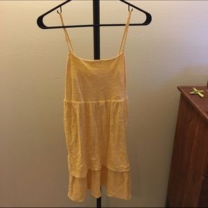 Never been worn Anthro yellow summer dress