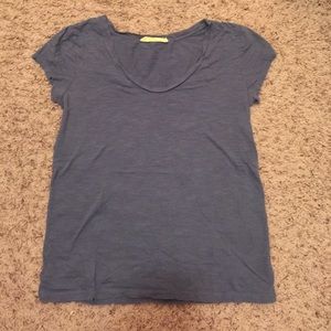 LOFT Gray-blue Super Soft Tee