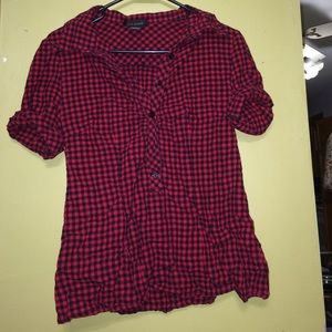 Plaid button up shirt