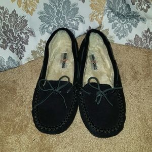 Black moccasins