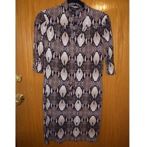 WHBM snakeskin dress